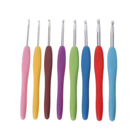 Crochet Hooks With Rubber Grip