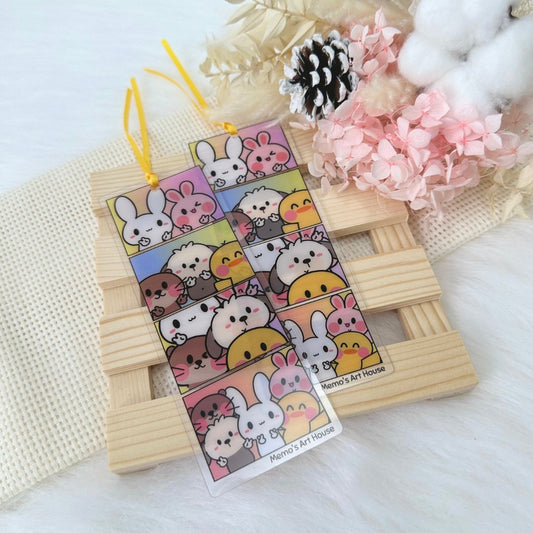 Memo & Yarn Friends - Photo Strip Book Mark
