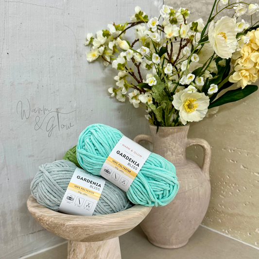 Warm & Glow - Gardenia Bliss | Aran Chenille Baby