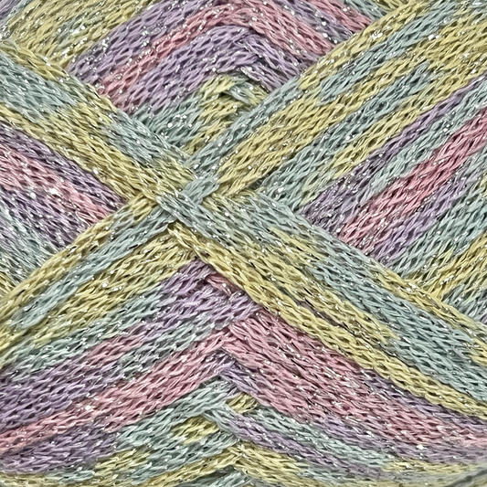Warm & Glow - Iris Bliss Shine Party | Glitter Braided Rope Aran