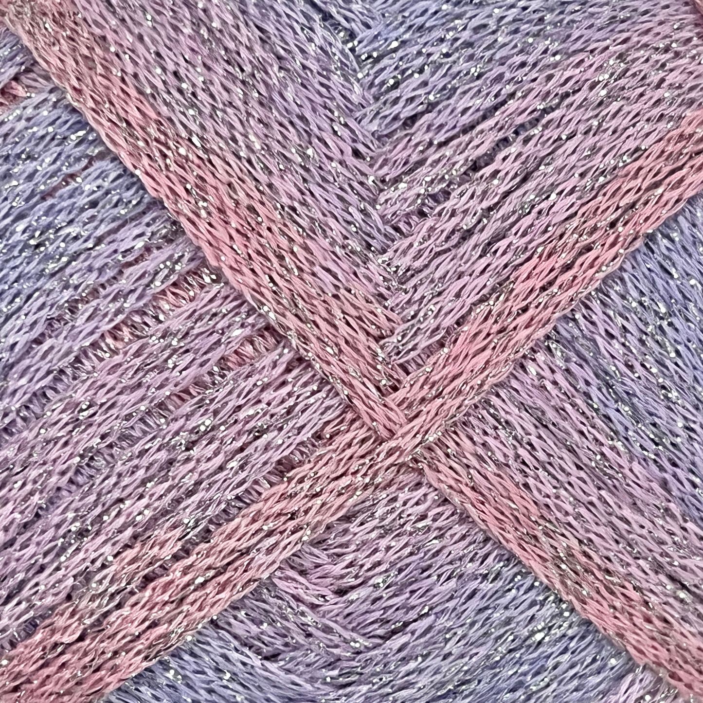 Warm & Glow - Iris Bliss Shine Party | Glitter Braided Rope Aran