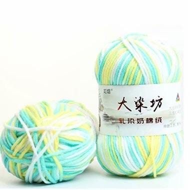 š® Milk Cotton Yarn: Melange (5ply)