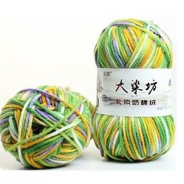 š® Milk Cotton Yarn: Melange (5ply)