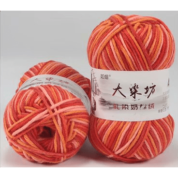 š® Milk Cotton Yarn: Melange (5ply)