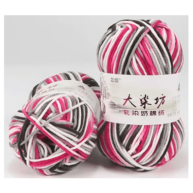 š® Milk Cotton Yarn: Melange (5ply)
