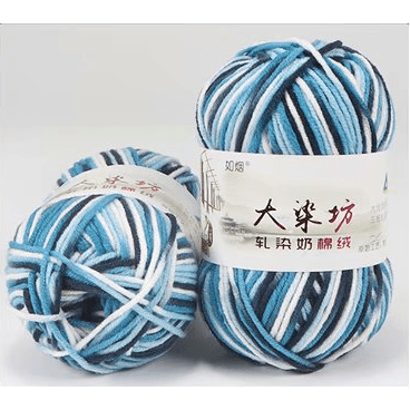 š® Milk Cotton Yarn: Melange (5ply)