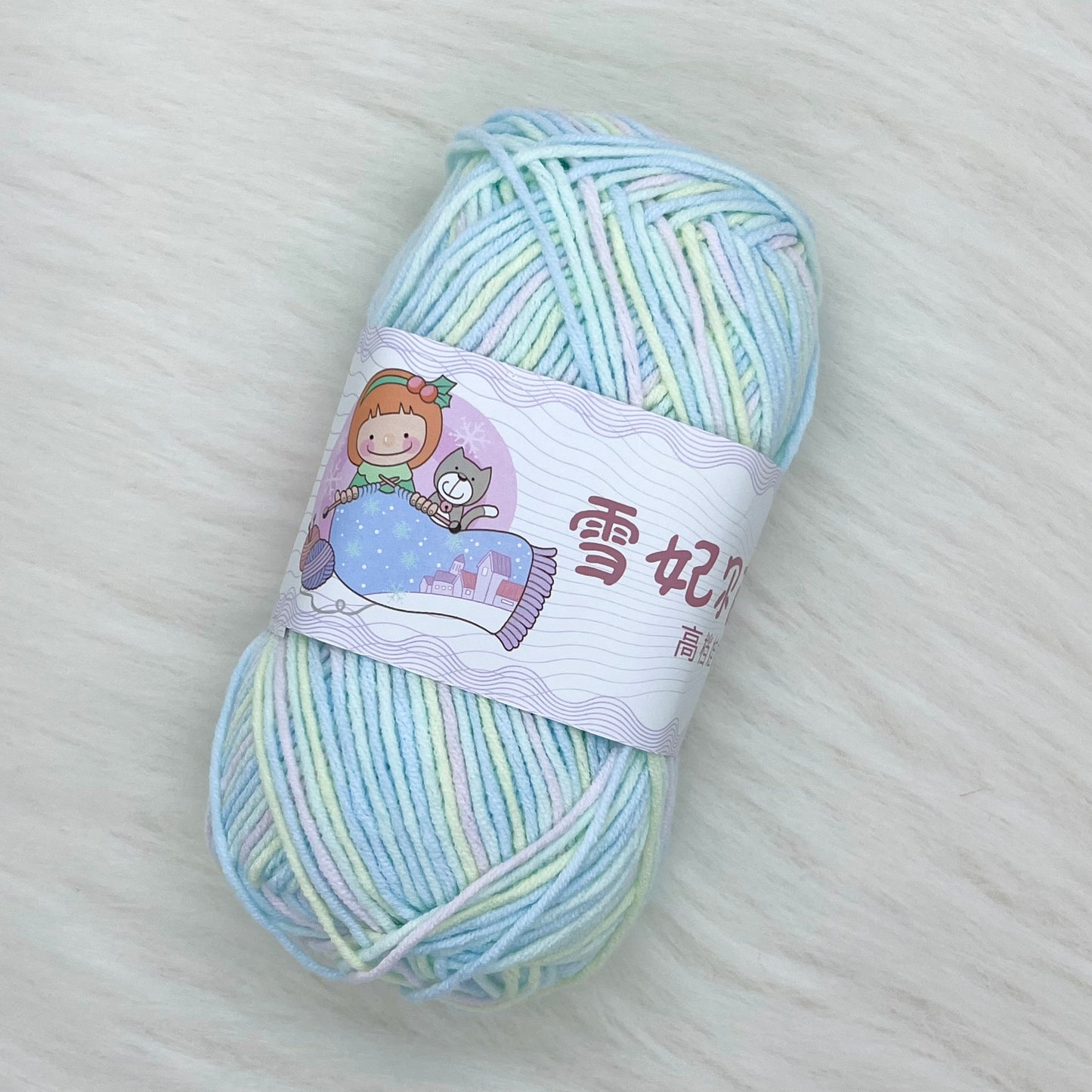 π 4ply Milk Cotton: Melange