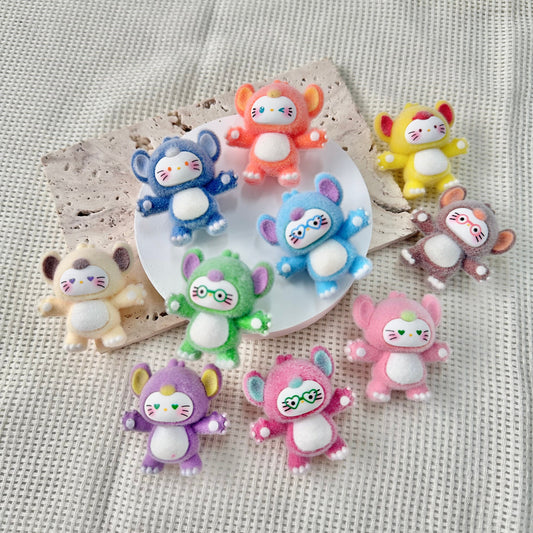 Velvet Beads: Kitty x Stitch