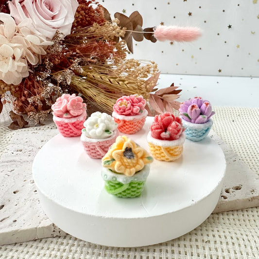 Velvet Beads: Flower Pots (Assorted Designs)