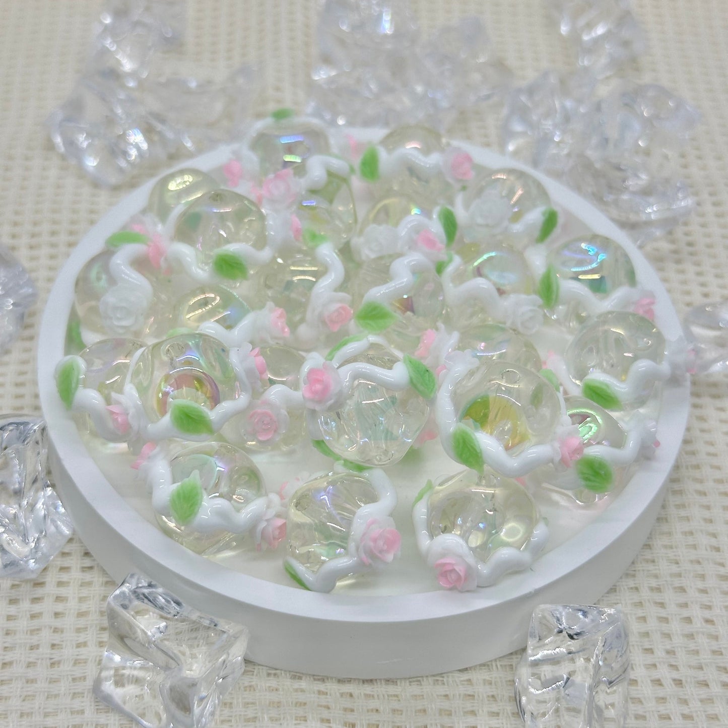 HandPainted Beads: Purity