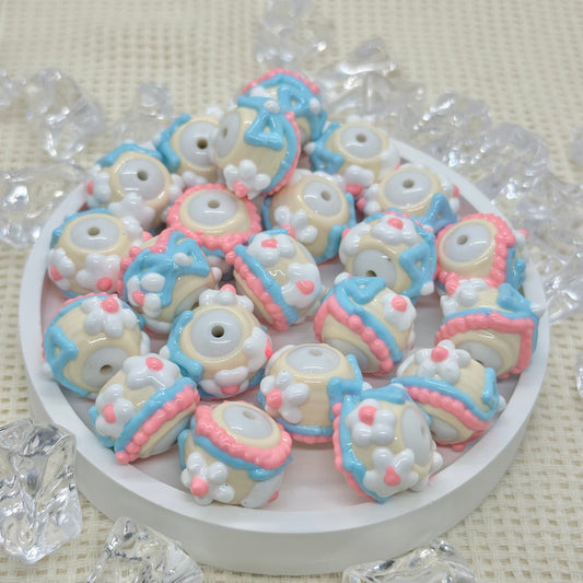 HandPainted Beads: Eva