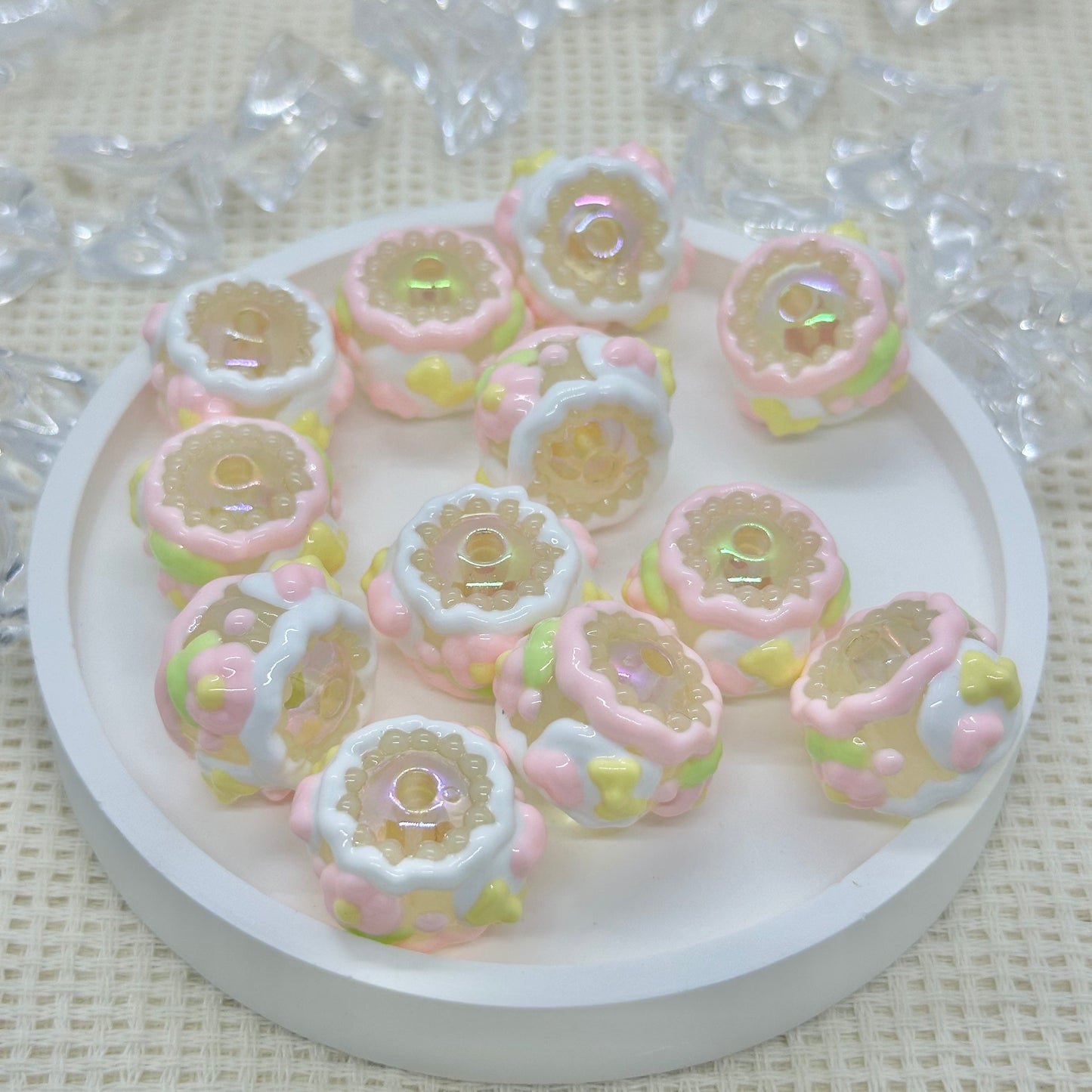 HandPainted Beads: Malissa (Glow in the Dark)