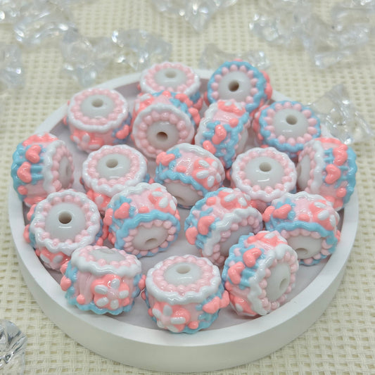 HandPainted Beads: Angela