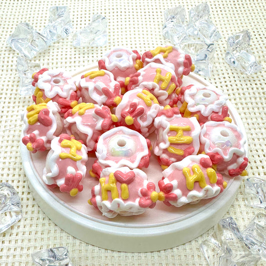 Handpainted Beads: Hettie