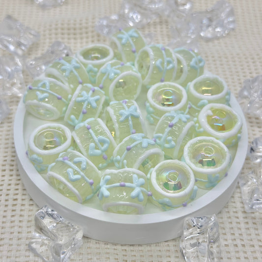 HandPainted Beads: Mery (Glow in the Dark)