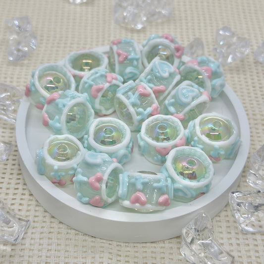 HandPainted Beads: Vicki