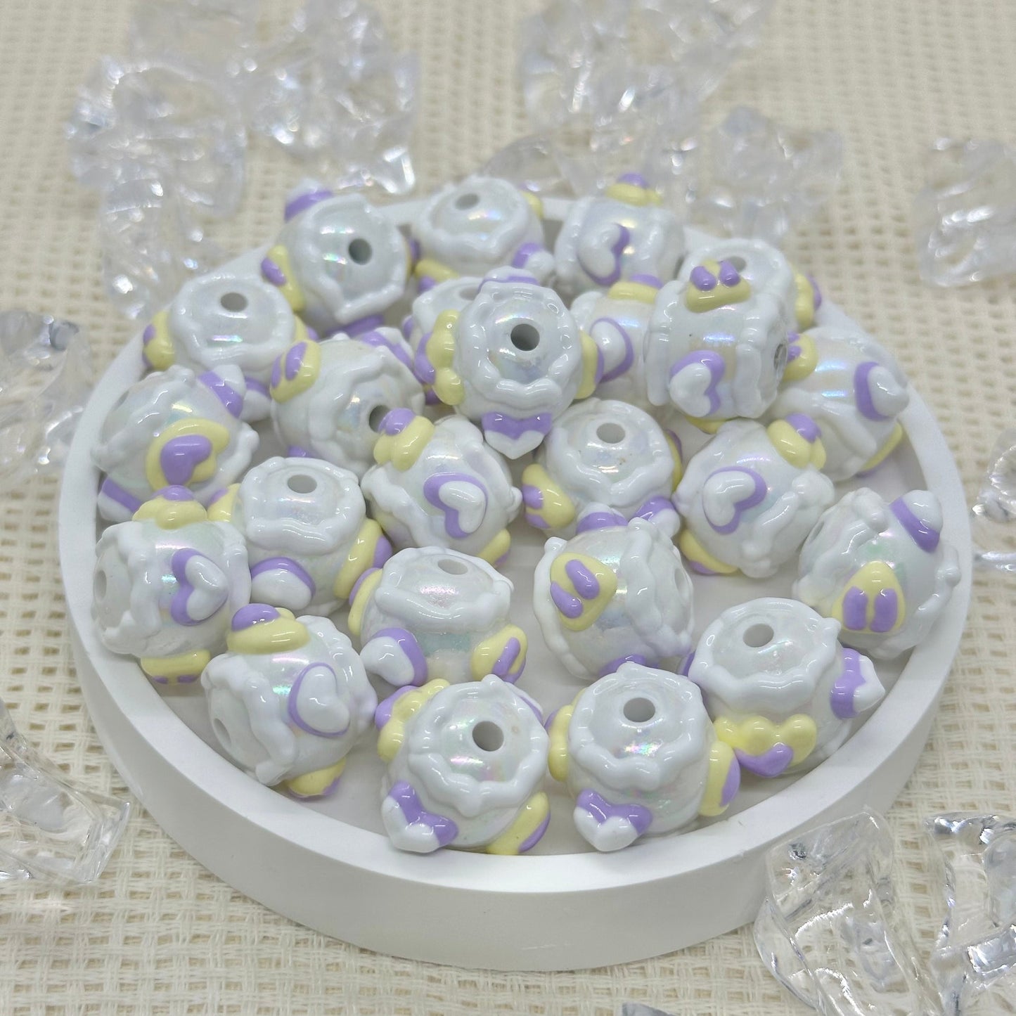 HandPainted Beads: Evette