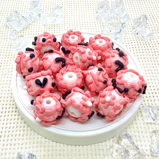 Handpainted Beads: Liza