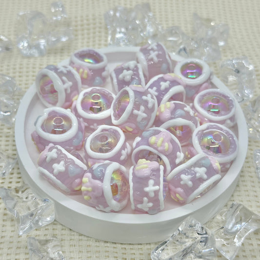 HandPainted Beads: Lollipop