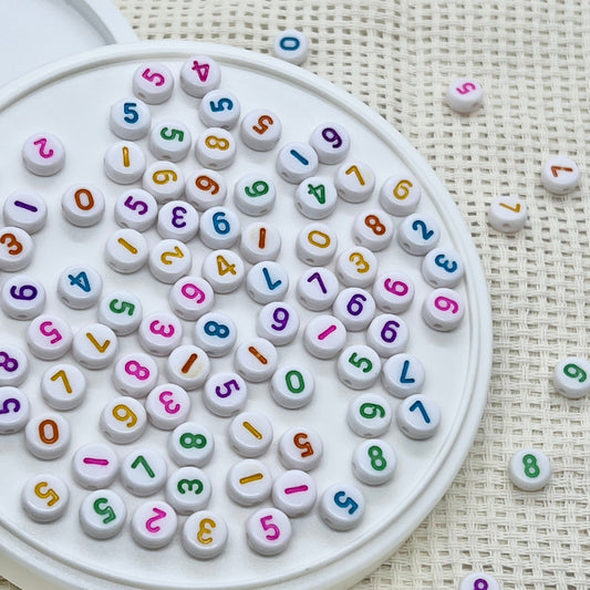 Alphabet Beads: Rainbow Numbers