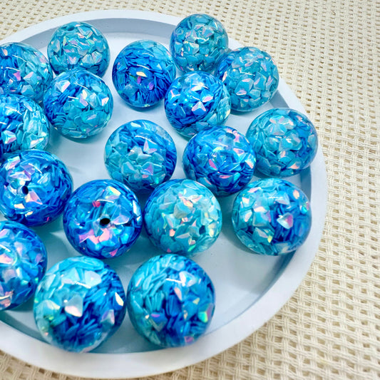 Resin Beads: Glitter Flakes Sparkle Spheres
