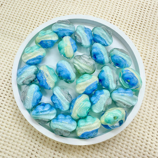 Resin Beads: Cloudy Beach Landscape