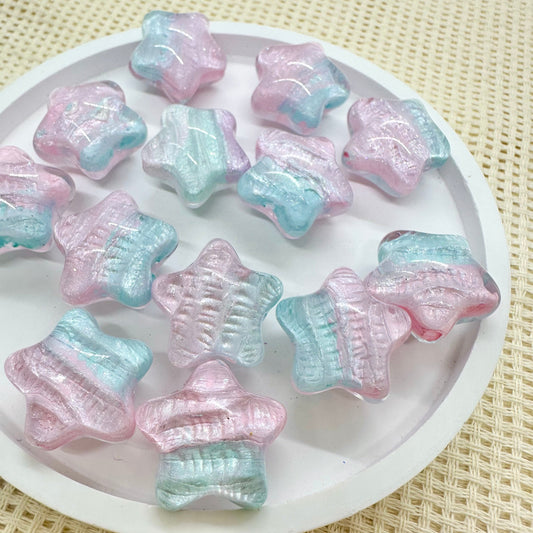 Resin Beads: Pink Sand Beach Landscape