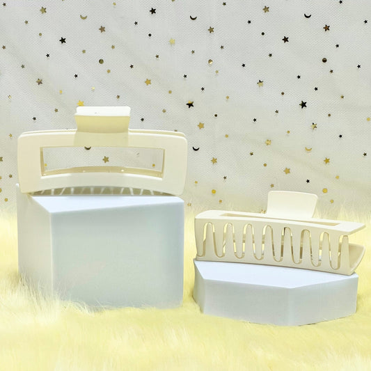 Matte Claw Clip: Rectangle Claw Clip (Assorted Colors)