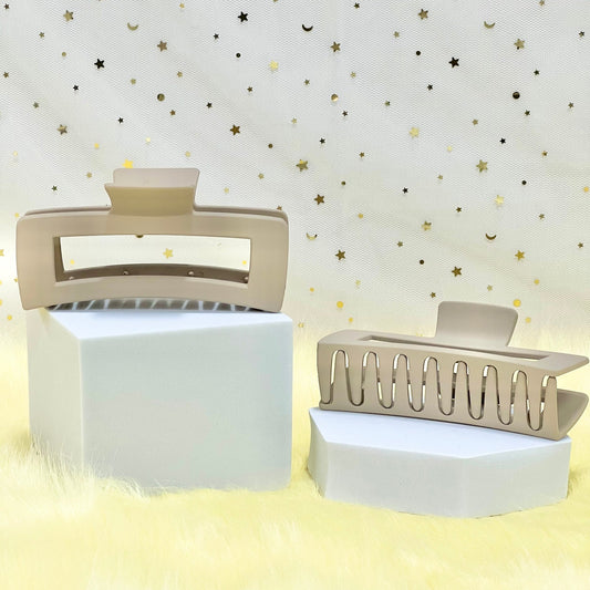 Matte Claw Clip: Rectangle Claw Clip (Assorted Colors)
