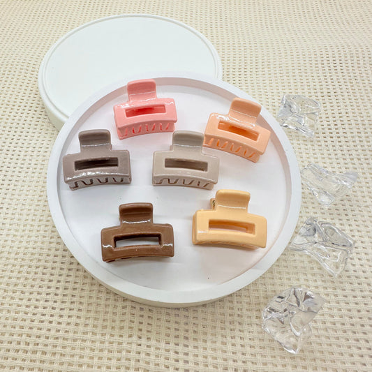 Mini Clips: Neutral Rectangle Claw