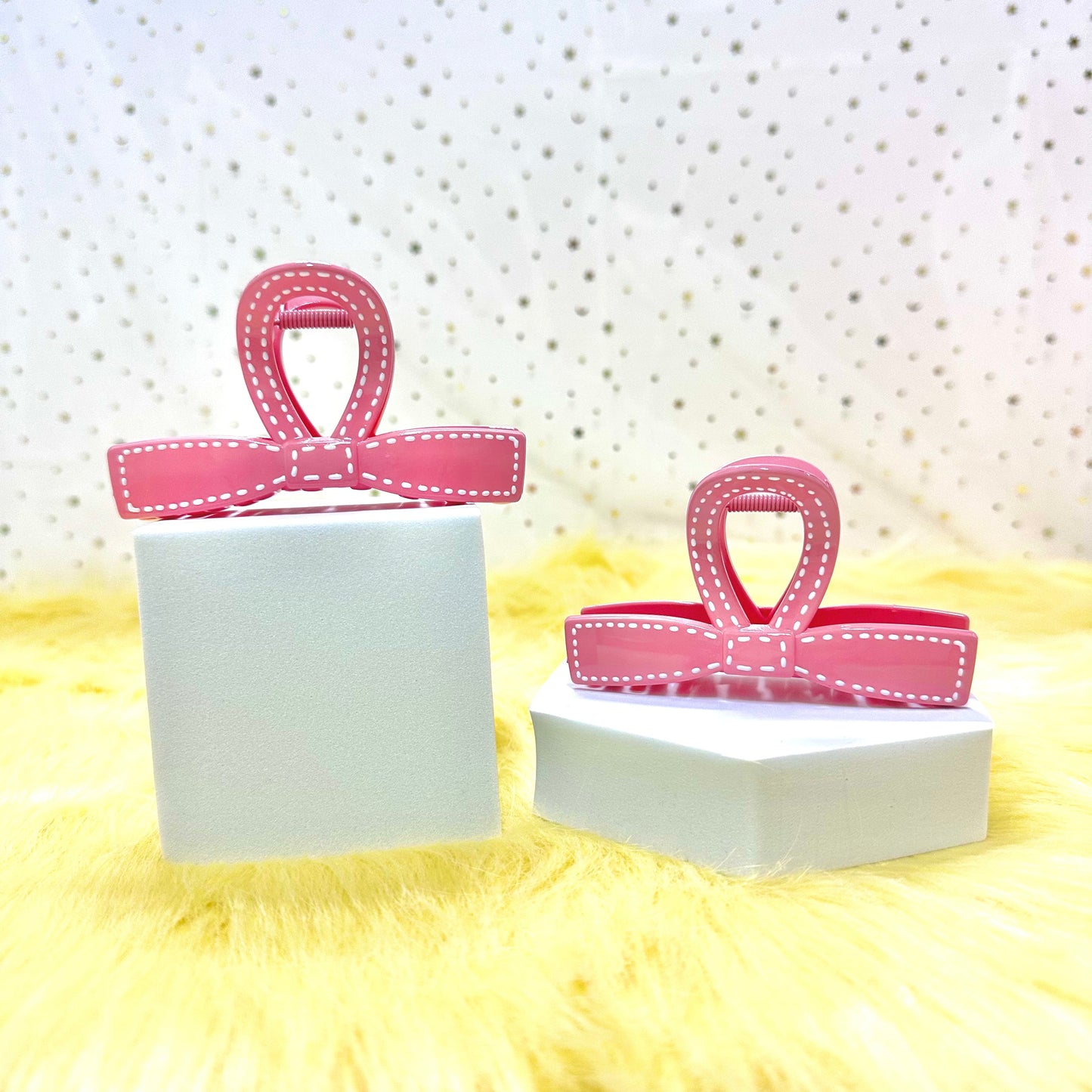 Glossy Claw Clip: Ribbons (Assorted Colors)