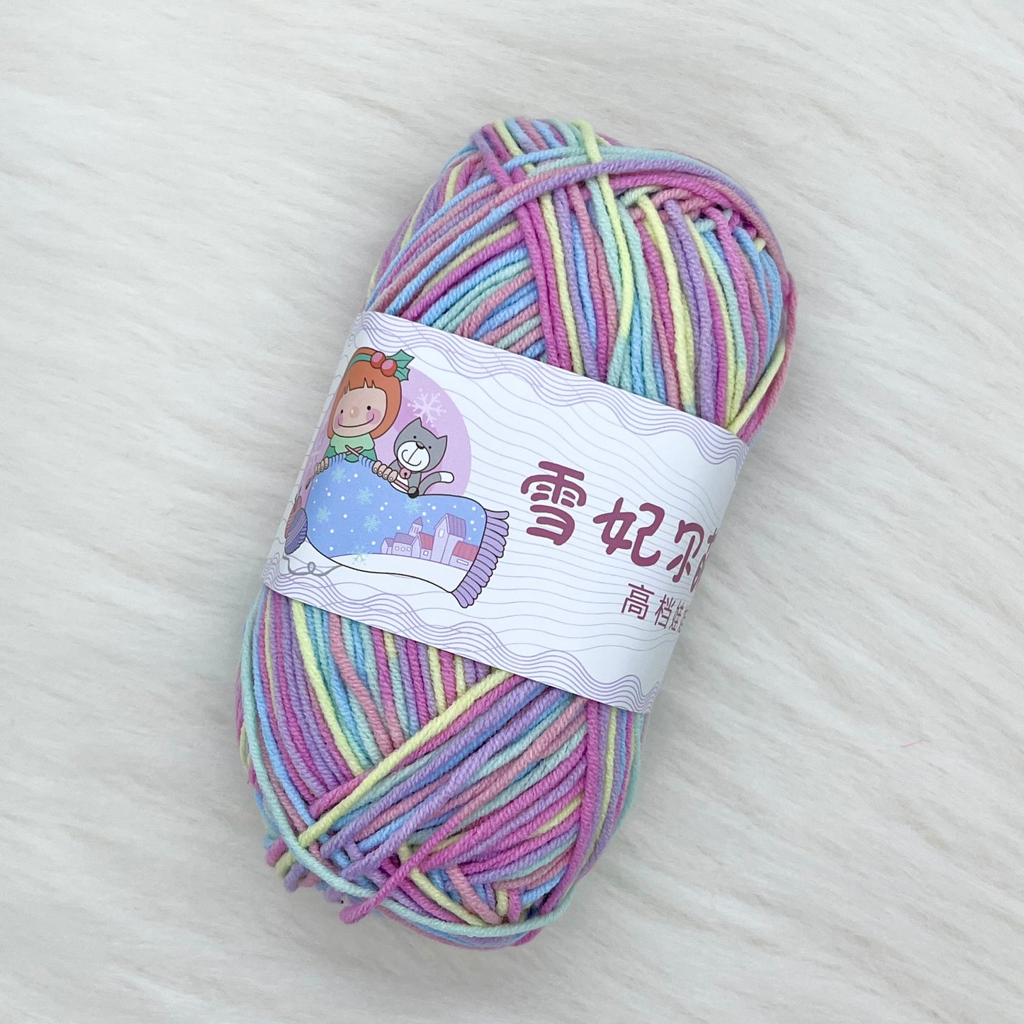 π 4ply Milk Cotton: Melange