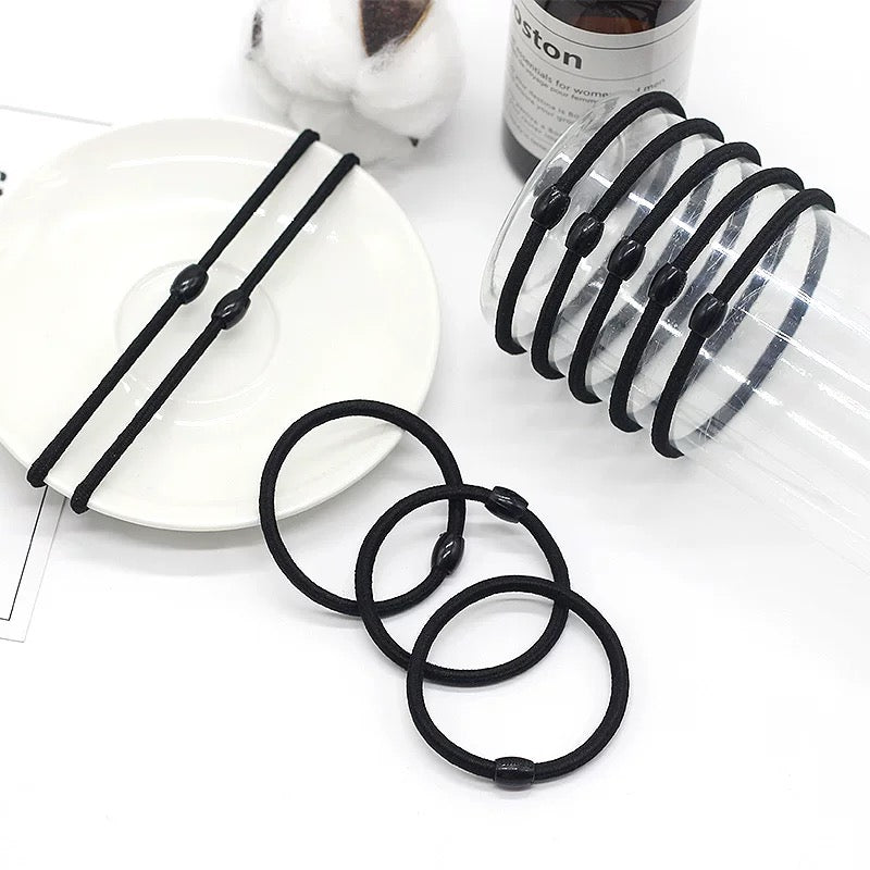 Black Hairtie (Set of 10)