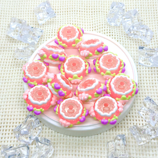 Handpainted Beads: Carolina