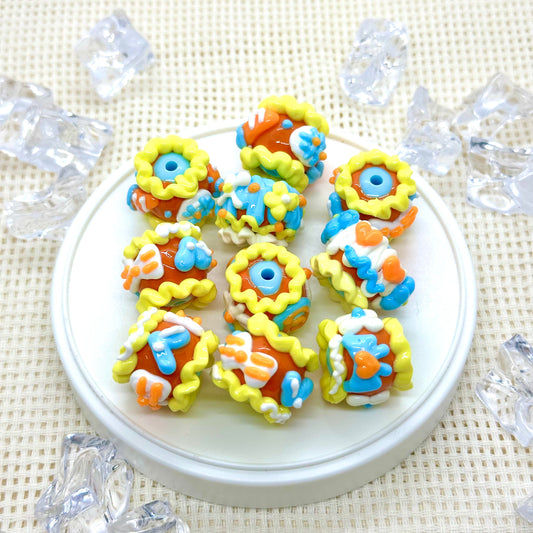 Handpainted Beads: Hattie