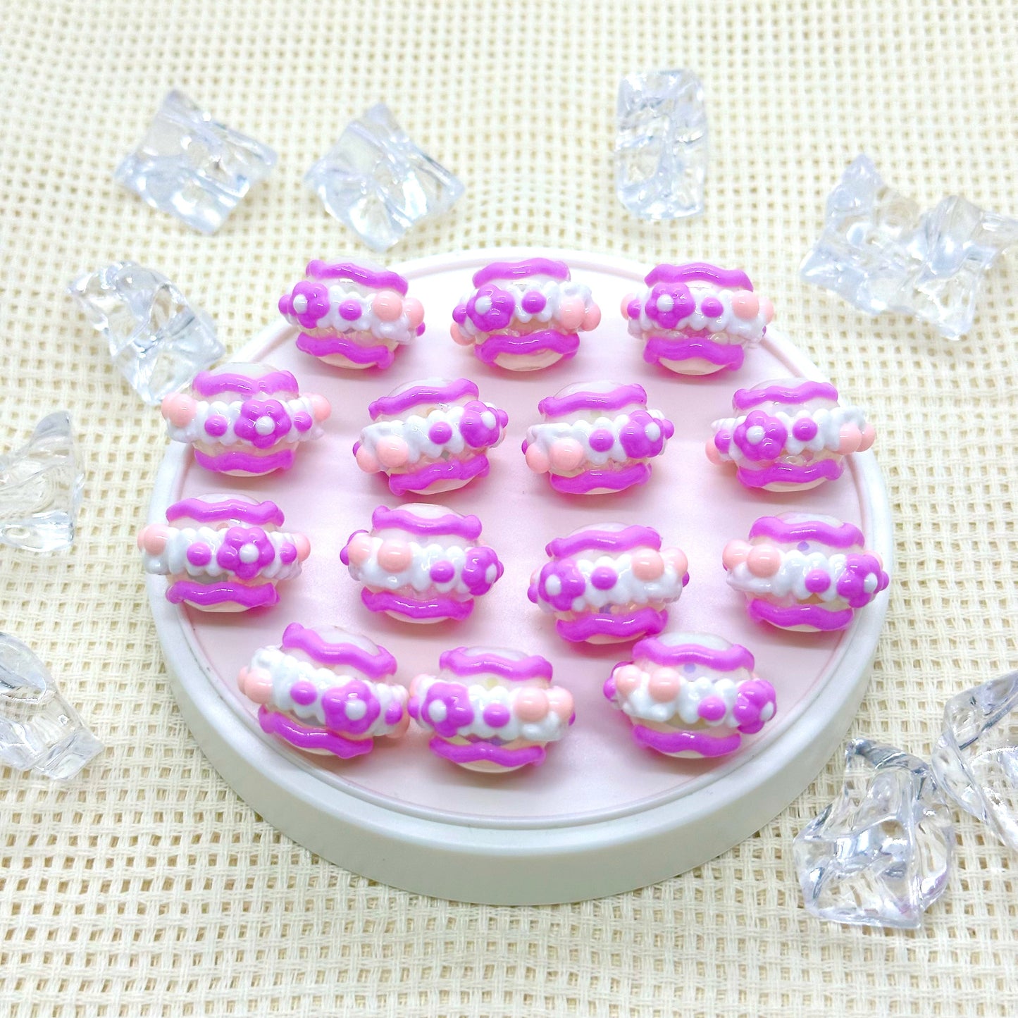 HandPainted Beads: Odelia