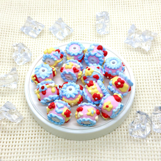 Handpainted Beads: Rachelle