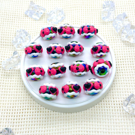 Handpainted Beads: Fanny