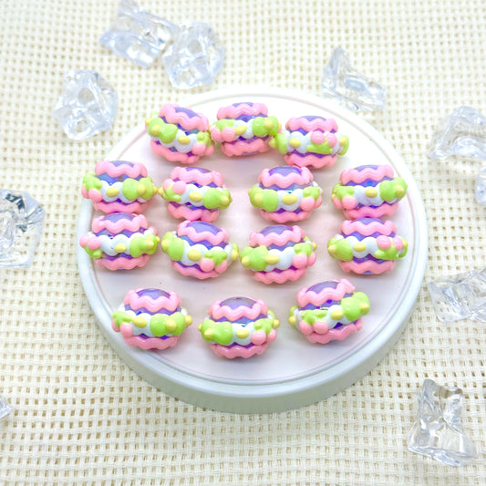 Handpainted Beads: Dayna