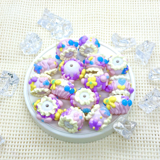 Handpainted Beads: Frona