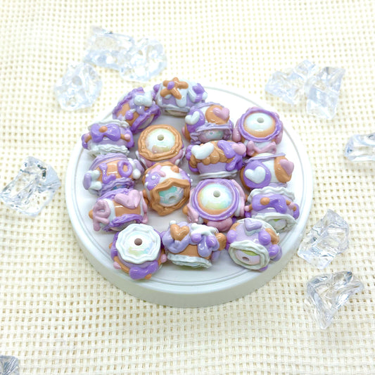 Handpainted Beads: Larissa