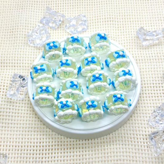 Handpainted Beads: Silvana