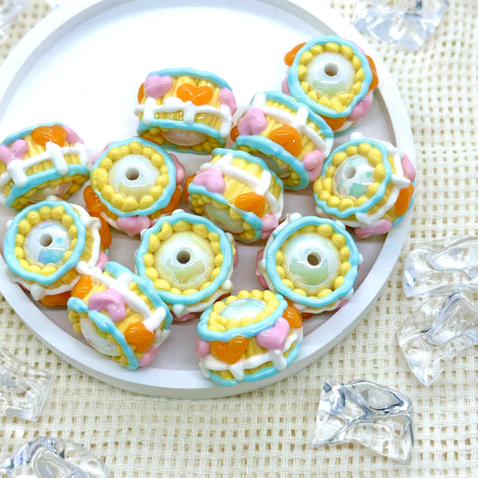 Handpainted Beads: Jamie