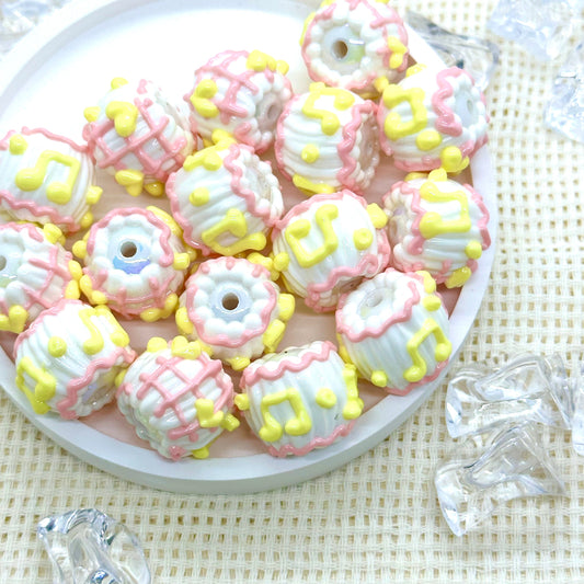 Handpainted Beads: Lyrica