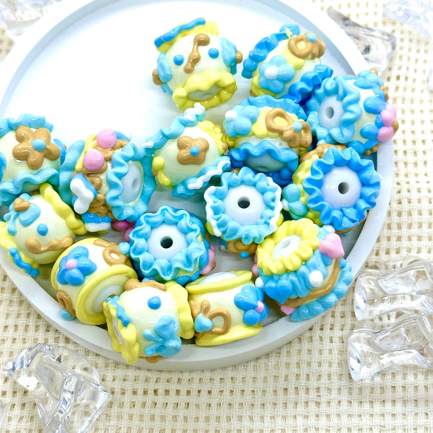 Handpainted Beads: Mellony