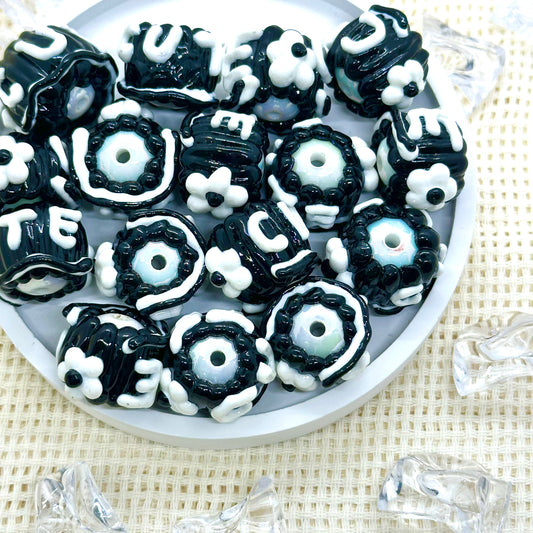 Handpainted Beads: Ophelia