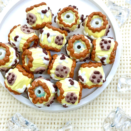 Handpainted Beads: Pollyanna