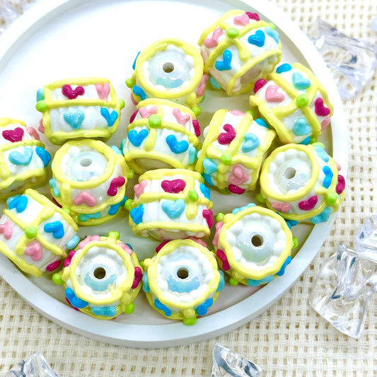 Handpainted Beads: Milena