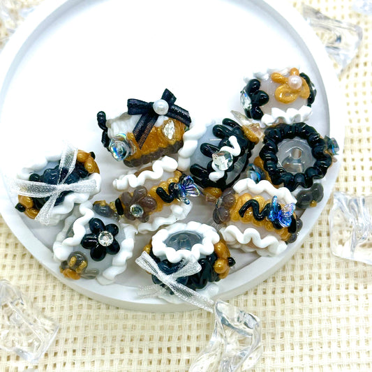 Handpainted Beads: Janeth