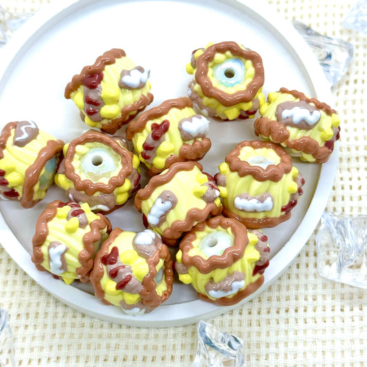 Handpainted Beads: Hira